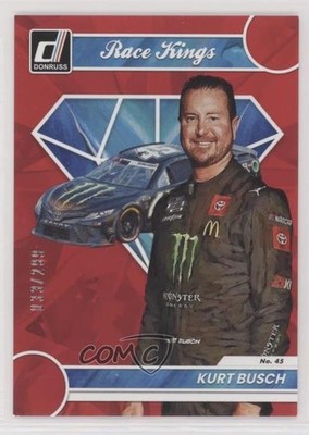 2023 Panini Donruss NASCAR Race Kings Red 33/299 Kurt Busch #8 5ya