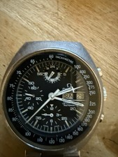 Omega Stahl chronographe