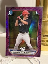 2026 Bowman Sam Petersen Chrome Prospects Reptilian Fuchsia /199 BCP-122