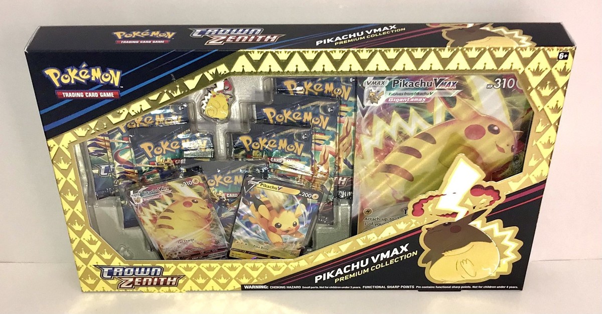 Pokémon TCG Crown Zenith Pikachu Vmax Premium Collection Box (7