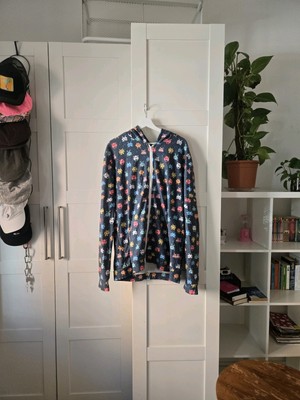 Hoddy / Zipper ''ALOHA FROM DEER'' SPACE INVADER BLAU, XXL