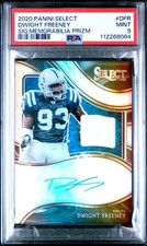 2020 PANINI SELECT SIG MEM PRIZM #DFR DWIGHT FREENEY 21/75 PSA 9 AUTO