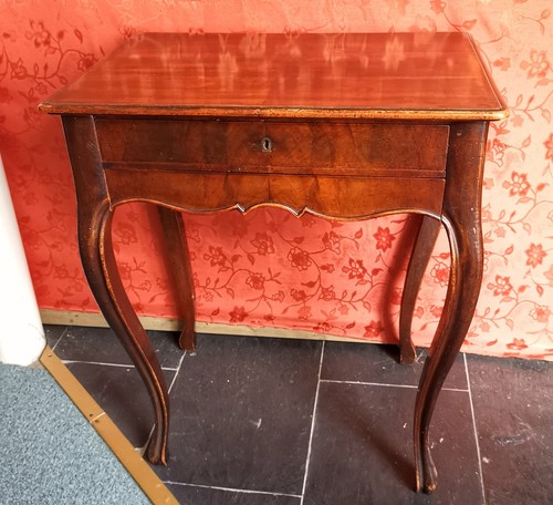 Beistelltisch Sidetable original mid. 19th century Mahagoni nach Chippendale - Bild 4 von 7