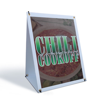 Chili Cook Off A-Frame Sidewalk Sign Community Events Food Competition Fun