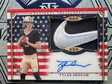 2025 National Treasures FOTL RPA Tyler Shough Stars & Stripes 1/2 Nike Swoosh