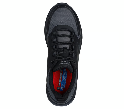 Skechers Speed-Flex Trekker 200255-BLK Mens 12 Black Comp Toe Work Shoes ZOGG923 - Picture 9 of 10