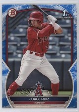 2023 Bowman Prospects Blue Pattern 12/125 Jorge Ruiz #BP-123 19l7