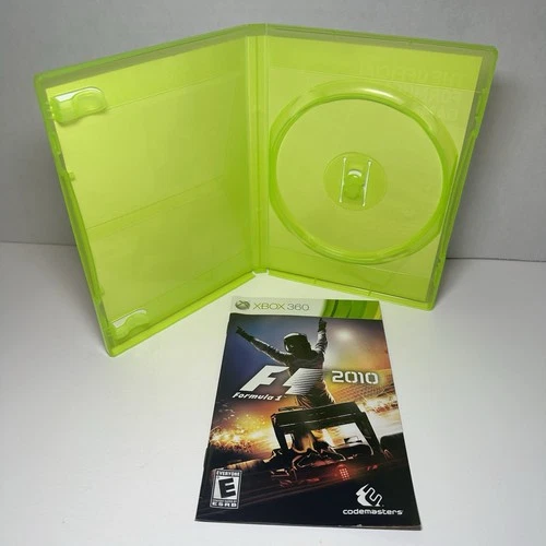 NO GAME F1 2010 Case w/ manual Xbox 360 Formula One
