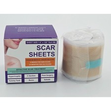 Silicone Scar Sheets Roll 1.6 x 120 Inch Medical Grade Treatment Tape for Scars