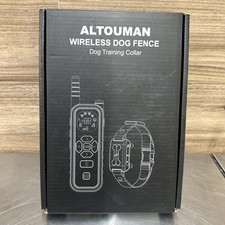 Altouman Wireless 2 Dog Training Collar X004QKLPK5 Black