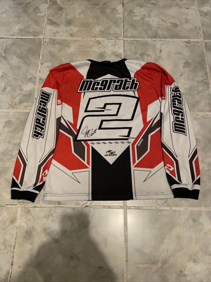 Vintage 90s Y2K Jeremy McGrath Motocross Youth Kids Alpine Stars