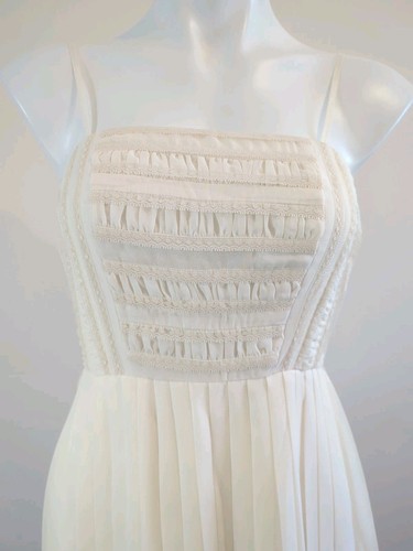 Banana Republic NWT $119 Cami Swing Dress Size 2P Ivory, Adj Spaghetti Straps - Bild 4 von 21