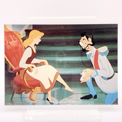 Cinderella Glass Slipper Vintage Card The Walt Disney Sky Box Rare