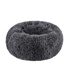 Dog Bed for Small Dogs Cats, 24 Inch Medium Fluffy Washable Donut Bed