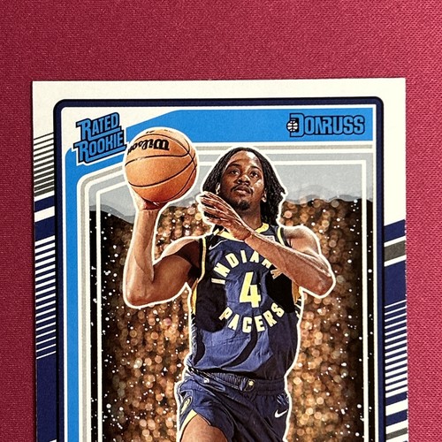 2024-25 Donruss Basketball Rated Rookie #216 Tristen Newton, Indiana Pacers - Picture 2 of 6