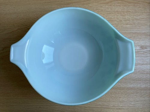 Vintage JAJ Pyrex grün Kleeblatt Kleeblatt große Aschenputtel Schale 26 cm 60er Jahre - Bild 2 von 6