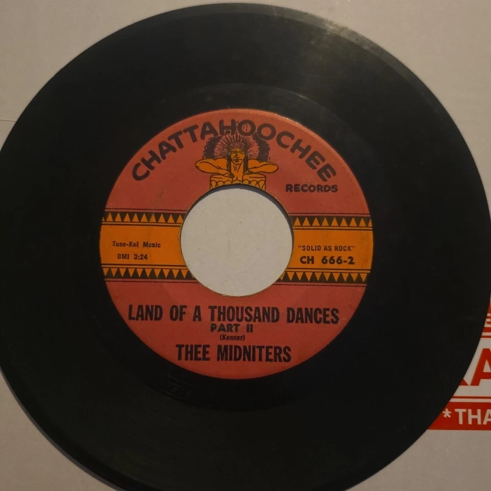 Thee Midniters CH-666 "Land of A Thousand Dances" 45RPM Chattahochee Records - Image 2 of 2
