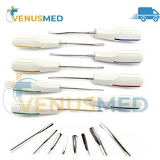 Dental Luxating Root Elevators Luxation Oral Surgery Extraction 8 Pcs