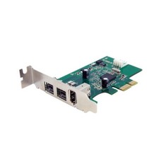 Startech Firewire Adapter 2 X 9-pin Female Ieee 1394b Firewire 800 pex1394b3lp 