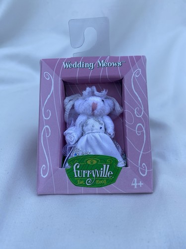 Mattel Furryville WEDDING MEOWS Mini Figure Doll 2004 NEW IN BOX