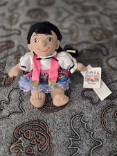Disneyland Disney It  s A Small World Mexico Mexican Girl Bean Bag Doll 8  Plush