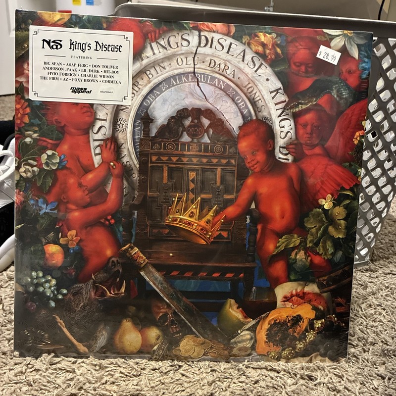 SEALED Nas King’s Disease 2LP Vinyl Rap Hip-Hop