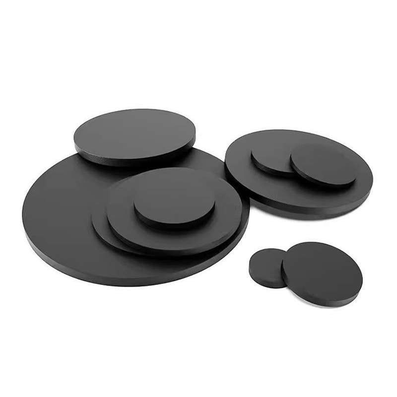 EPDM Rubber Solid Discs Black Flat Round Pad Sealing Cushioning Pads Φ5mm-150mm