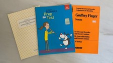 Descant Recorder - Prep Test  Pieces  Sheet Music Book Trio Bundle