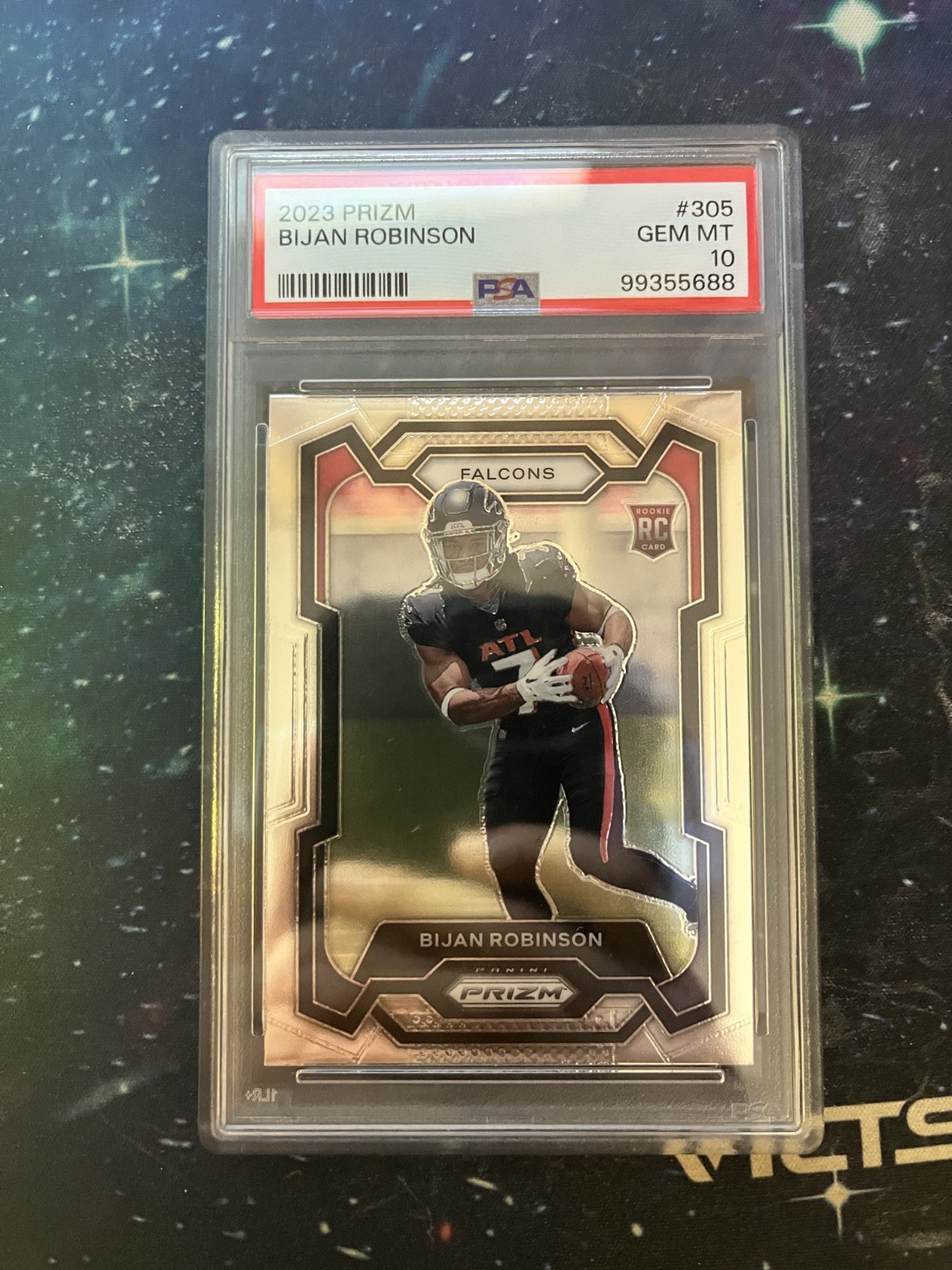 2023 Panini Prizm Bijan Robinson #305 Prizm Base PSA 10 RC