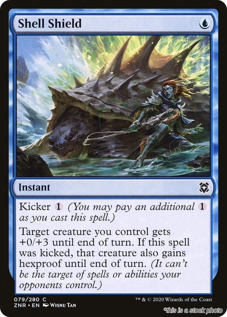 Shell Shield ZNR 79 MTG Zendikar Rising Common EN NM