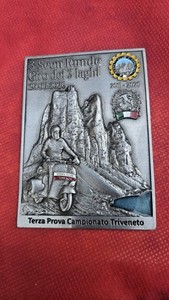 Placca Vespa Plakette Raduno fascia e portachiavi