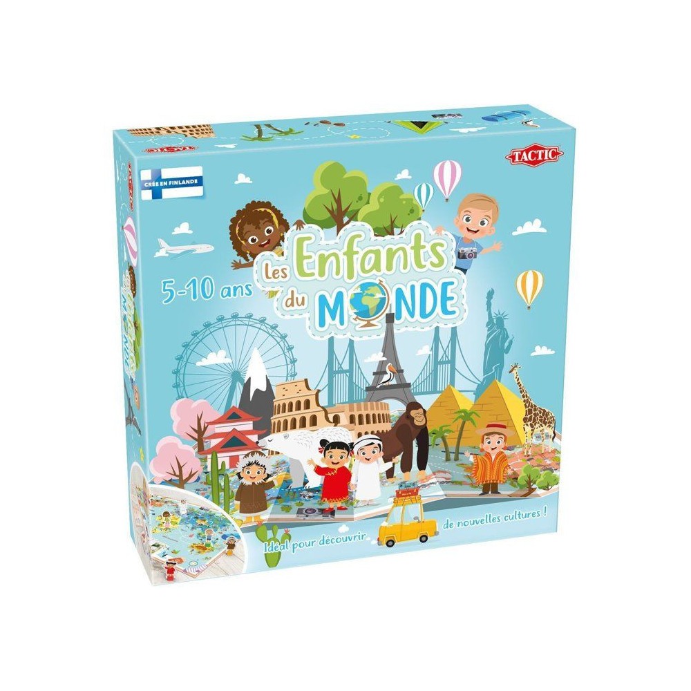 Jeu coopératif Les Enfants du Monde TACTIC pour jouer sans dispute dès 5 ans