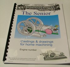 SENIOR open crank petrol stationary engine casting workshop Model Engineer lathe