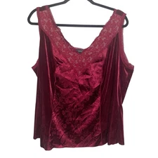 Venezia Top Womens Plus Size 18/20 Velvet Lace Fairy Whimsigoth Holiday Party