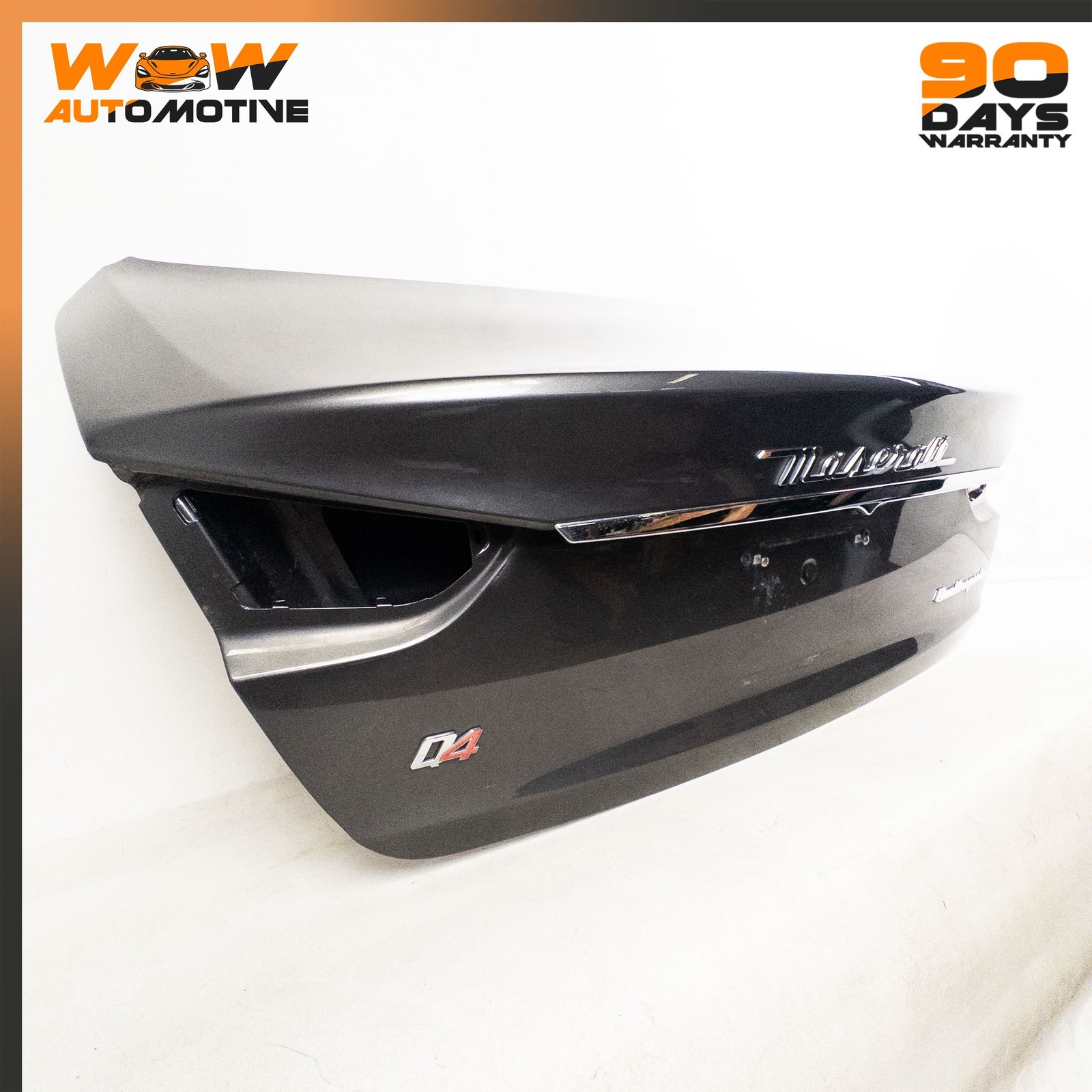13-19 MASERATI QUATTROPORTE S Q4 REAR TRUNK LID COVER PANEL ASSEMBLY OEM  