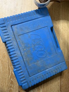 Vintage Lego Carrying Case Plastic Storage Box LEGOS INCLUDEd