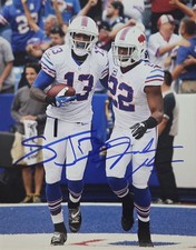 Stevie Johnson Fred Jackson Buffalo Bills Autographed 8x10 COA