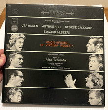 VTG Who's Afraid of Virginia Woolf Alan Schneider Uta Hagen Barrr 12" LP RECORD
