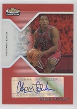 2004-05 Topps Finest Rookie Auto Red Refractor 51/79 Chris Duhon #183 Auto 0c6