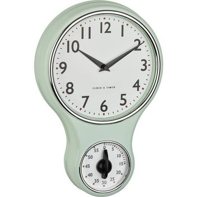 TFA Dostmann 60.3073.20 Quartz, Mechanical Wall Clock 196mm x 58mm x