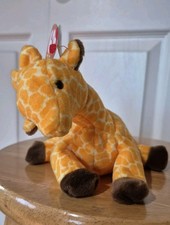 Ty Beanie Baby Twigs - MWMT Giraffe 1995 Vintage FREE SHIPPING