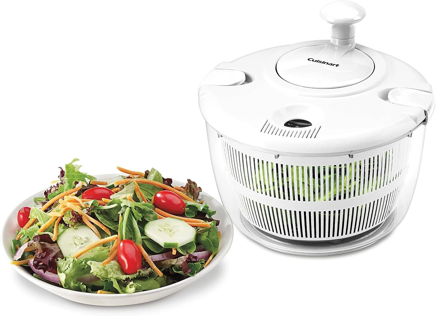 Cuisinart CTG-00-SASW 5QT Large Salad Spinner - White (Used)
Opens in a new window or tab