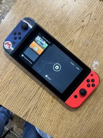 Nintendo Switch Handheld Console - Neon Red Joy-Cons - Excellent Mint Cond