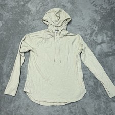 Sage Collective Women's L Hoodie Beige Nylon Spandex H0099