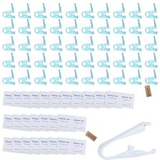 50PCS Ear Pericings Gun Kit Disposable Safety Sterile Self Kit...