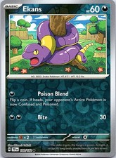 Ekans Temporal Forces 100/162 Common Pokemon Near Mint Pokemon Card