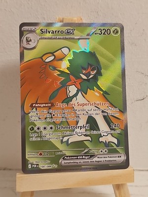 Pokemon Silvarro ex Ultra Rare Perfekte Ordnung 100/088 NM Deutsch