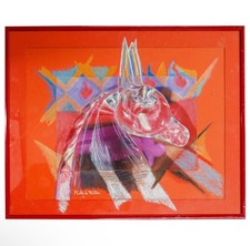 Crystal Unicorn' Contemporary Photographic Extension 16.25" x L: 20.5"