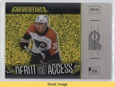 2023-24 Credentials Debut Ticket Access Horizontal Yellow Emil Andrae READ 1kx2