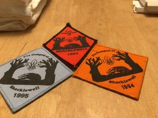 I’ve camped at Shacklewell scout badges